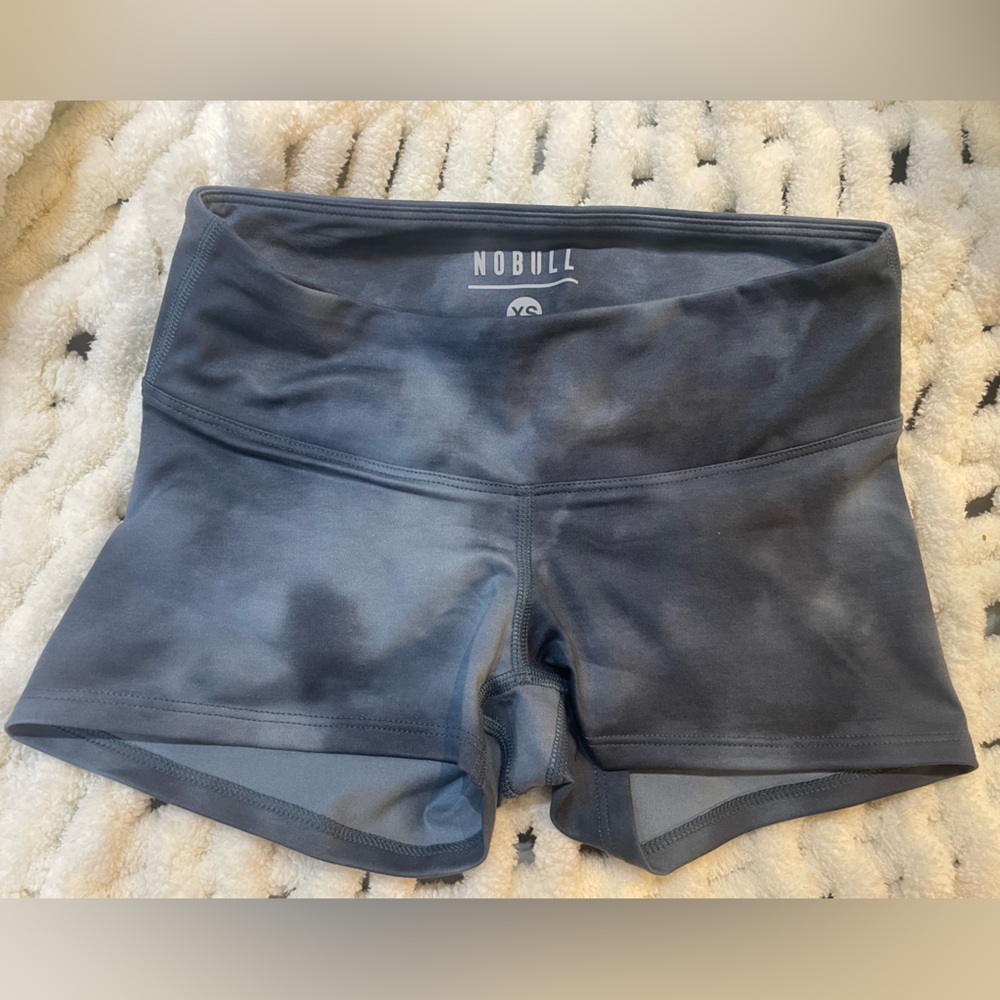 New NOBULL Ocean Blue Athletic Shorts Size